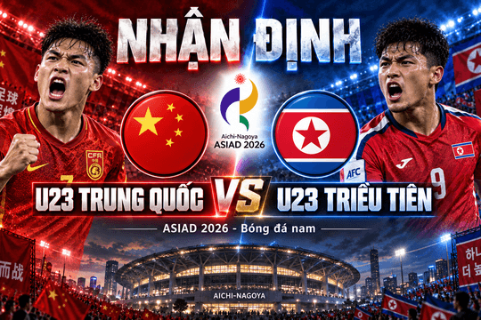 Nhận định bóng đá U23 Trung Quốc vs U23 Triều Tiên: Chuỗi sạch lưới gặp “bức tường” thể lực