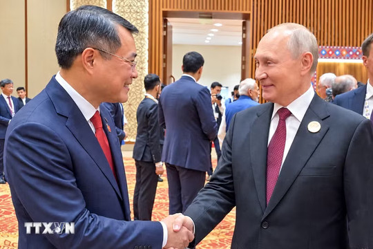 Thủ tướng Lê Minh Hưng gặp lãnh đạo các nước, tổ chức quốc tế nhân dịp tham dự Hội nghị thượng đỉnh BRICS lần thứ 18