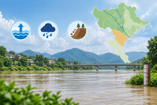 Cảnh báo lũ dâng cao trên các sông tại Bắc Bộ và Thanh Hóa ngày 16/09/2026 vượt mức báo động 3