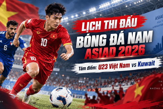 Lịch thi đấu bóng đá nam ASIAD 2026 hôm nay 15/9: U23 Việt Nam ra quân, Hàn Quốc xuất trận