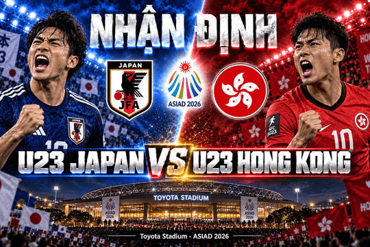Nhận định bóng đá U23 Nhật Bản vs U23 Hồng Kông: Ký ức bán kết ASIAD 2023