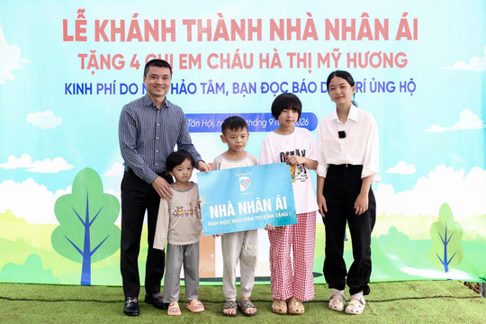 Mái ấm nhân ái nâng bước 4 chị em mồ côi
