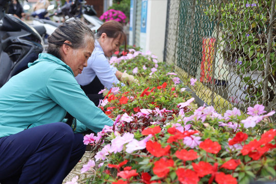 Người dân chung tay làm đẹp mùa Festival
