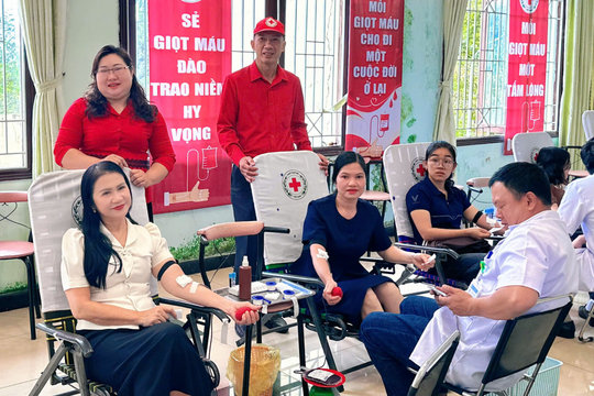 Ngày hội hiến máu “Giọt hồng Gia Nghĩa” tiếp nhận 388 đơn vị máu