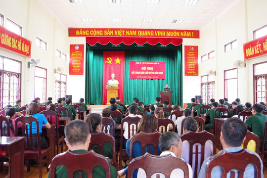 Binh đoàn 16 đối thoại dân chủ, kịp thời giải quyết kiến nghị từ cơ sở