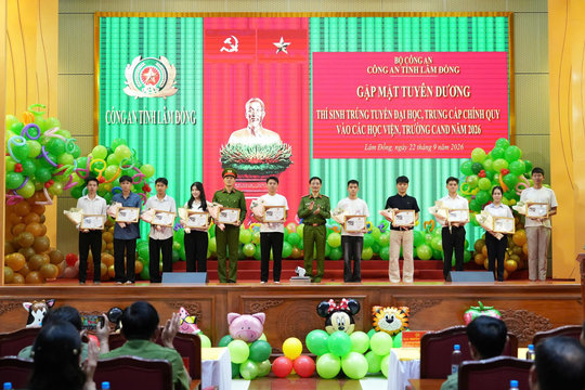 82 thí sinh Lâm Đồng trúng tuyển các trường Công an nhân dân
