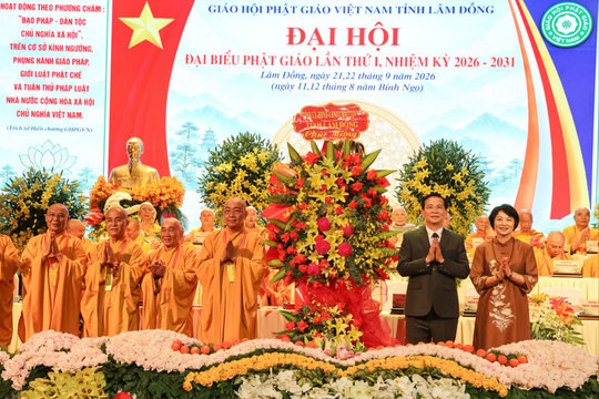 Đại hội đại biểu Phật giáo Việt Nam tỉnh Lâm Đồng lần thứ I, nhiệm kỳ 2026 - 2031
