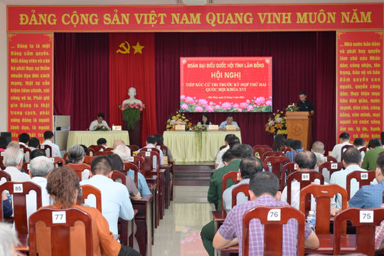 Cử tri phường Phú Thủy kiến nghị nhiều vấn đề trước kỳ họp thứ 2, Quốc hội khóa XVI