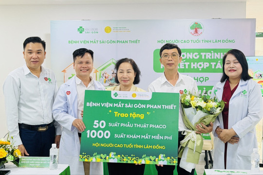 Phẫu thuật, khám mắt miễn phí cho người cao tuổi