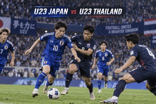 Trực tiếp tỉ số U23 Nhật Bản vs U23 Thái Lan: 90 phút phân định ngôi đầu bảng A