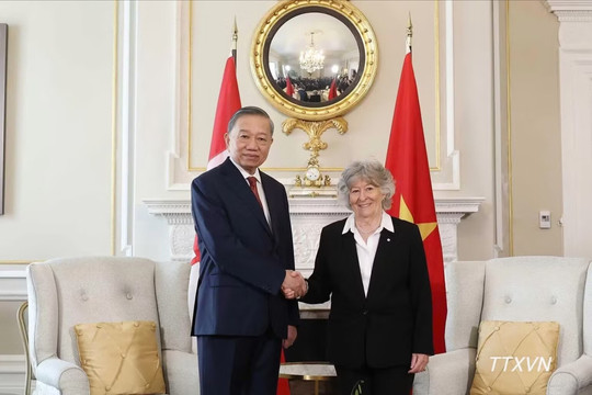 Tổng Bí thư, Chủ tịch nước Tô Lâm hội kiến Toàn quyền Canada Louise Arbour