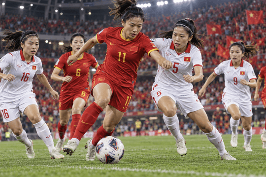 Trực tiếp tỉ số ĐT nữ Trung Quốc vs ĐT nữ Việt Nam: Thanh Nhã chờ cơ hội phản công