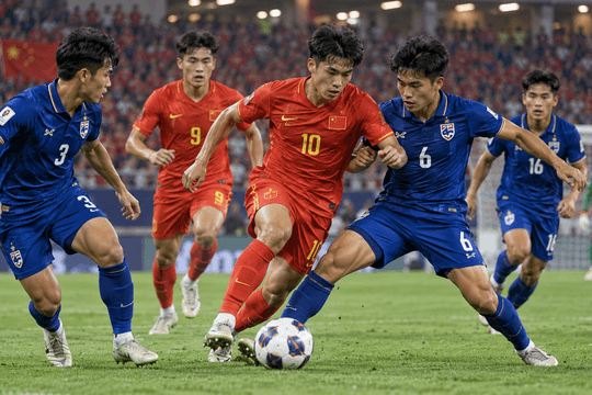 Trực tiếp tỉ số U23 Trung Quốc vs U23 Thái Lan: Hàng thủ chắc chắn gặp sức công 8 bàn