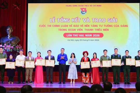 Lâm Đồng đoạt 2 giải Cuộc thi Chính luận về bảo vệ nền tảng tư tưởng của Đảng trong đoàn viên, thanh thiếu niên