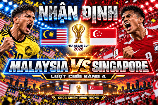Nhận định bóng đá Malaysia vs Singapore: Arif Aiman và cuộc chiến ngôi đầu bảng A