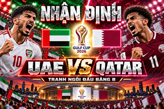 Nhận định bóng đá UAE vs Qatar: Akram Afif và cuộc chiến ngôi đầu bảng B