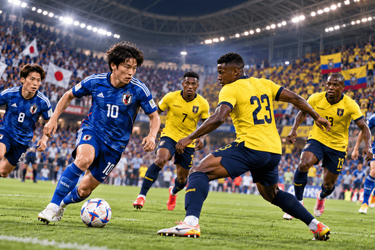 Trực tiếp tỉ số Nhật Bản vs Ecuador : Ayase Ueda thử sức hàng thủ giàu thể lực của La Tri