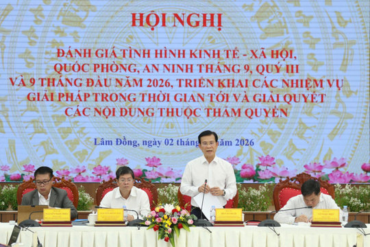 Lâm Đồng xếp thứ 20/34 cả nước về tăng trưởng GRDP quý III/2026