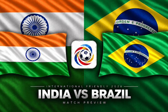 Lịch sử đối đầu Ấn Độ vs Brazil: Cuộc gặp đầu tiên của hai đội tuyển quốc gia