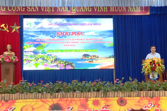 Lâm Đồng đa dạng hóa tuyên truyền phòng, chống ma túy trong trường học