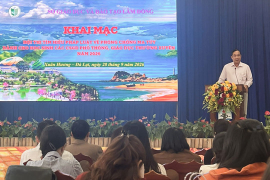 Lâm Đồng đẩy mạnh tuyên truyền, giáo dục phòng, chống ma túy trong trường học