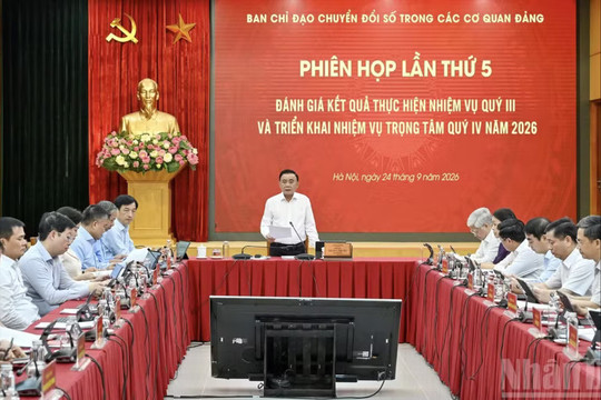 Đẩy mạnh triển khai hiệu quả chuyển đổi số trong các cơ quan Đảng