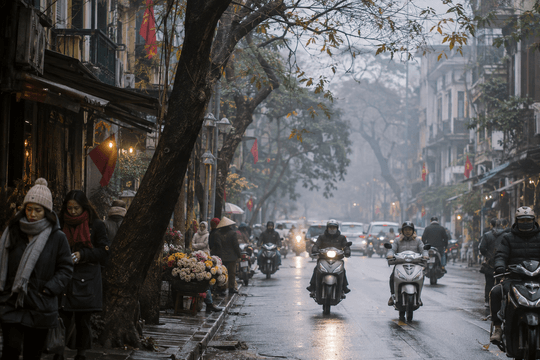 Cập nhật thời tiết chiều nay 5/10/2026: Không khí lạnh phủ miền Bắc