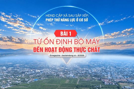 Bài 1: Từ ổn định bộ máy đến hoạt động thực chất