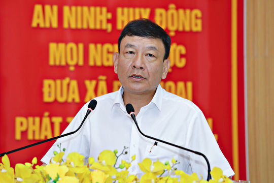 Phó Bí thư Tỉnh ủy Lâm Đồng Bùi Thắng tiếp xúc cử tri khu vực Đạ Huoai