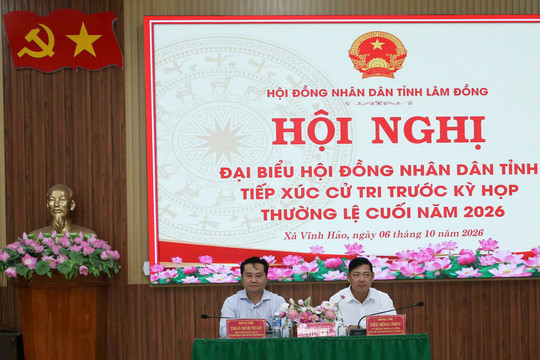 Cử tri xã Vĩnh Hảo kiến nghị đầu tư hạ tầng phục vụ sản xuất