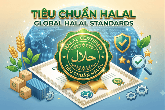 Halal và khoảng cách từ chứng nhận đến đơn hàng