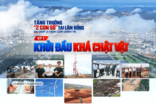 Tăng trưởng “2 con số” tại Lâm Đồng: Khi GRDP là mệnh lệnh chính trị