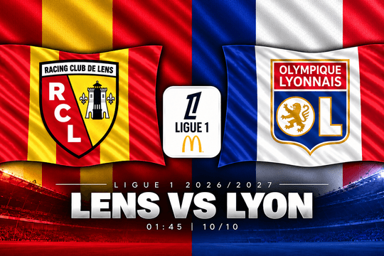 Lịch sử đối đầu Lens vs Lyon: Lens chờ nối dài ưu thế, Lyon quyết đòi nợ trận thua 0-4