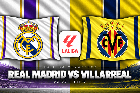Lịch sử đối đầu Real Madrid vs Villarreal: Vinícius chờ nối dài ưu thế, “Tàu ngầm vàng” mơ lặp lại cú sốc Bernabéu
