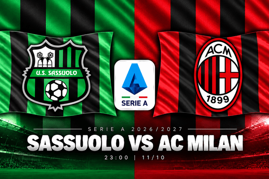 Lịch sử đối đầu Sassuolo vs AC Milan: Berardi chờ nối dài mạch bất bại, Milan quyết phá dớp MAPEI Stadium
