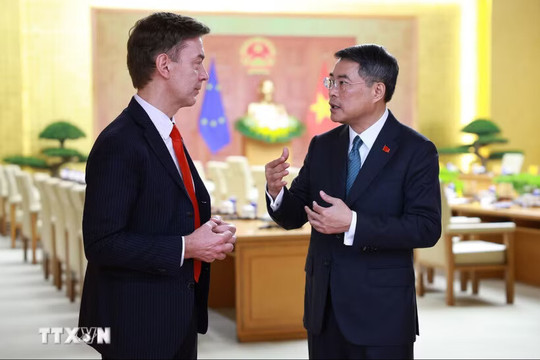 Thủ tướng Lê Minh Hưng: Những chuyển biến mạnh mẽ của kinh tế Việt Nam mở ra không gian hợp tác rất lớn với EU