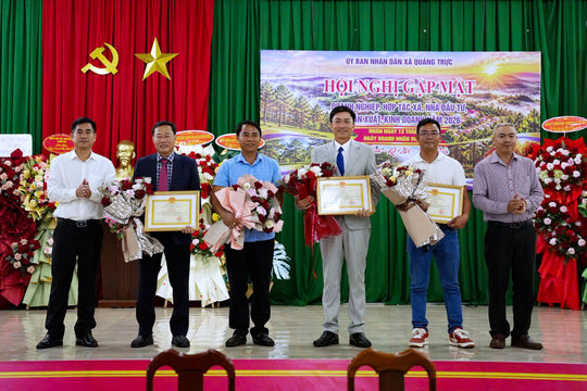 Quảng Trực gặp mặt 60 doanh nghiệp nhân Ngày Doanh nhân Việt Nam