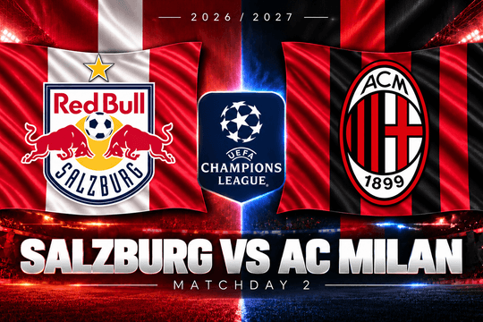 Lịch sử 4 trận đối đầu Salzburg vs AC Milan: Giroud lập cú đúp, Rossoneri bất bại suốt 32 năm