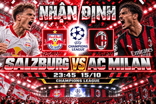 Nhận định bóng đá Salzburg vs AC Milan: Pulisic đối mặt thử thách từ hàng thủ Áo