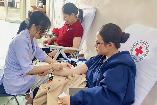 Lâm Đồng tiếp nhận 119 đơn vị máu tình nguyện