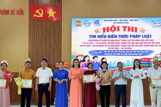 Hơn 200 hội viên thi tìm hiểu kiến thức pháp luật tại Phan Rí Cửa