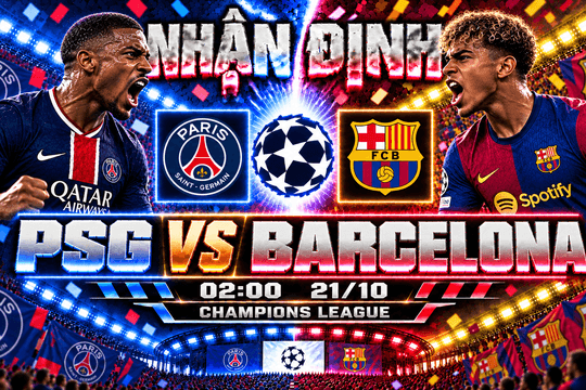 Nhận định bóng đá PSG vs Barcelona: Dembele đối đầu Yamal trong đại chiến Champions League