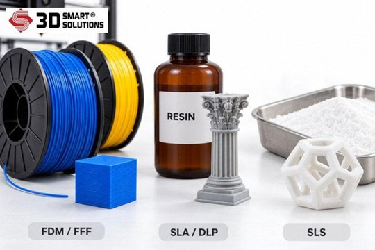 3D Smart Solutions: Nhà phân phối vật liệu in 3D chuyên nghiệp, uy tín