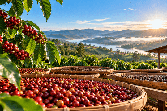 Giá cà phê hôm nay 22/10/2026: Tây Nguyên tiếp tục giảm, Robusta lao dốc, giá rang xay đồng loạt đi xuống