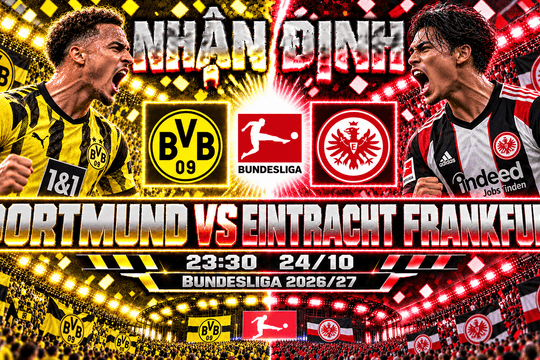 Nhận định bóng đá Dortmund vs Eintracht Frankfurt: Guirassy tìm lại duyên ghi bàn tại Signal Iduna Park