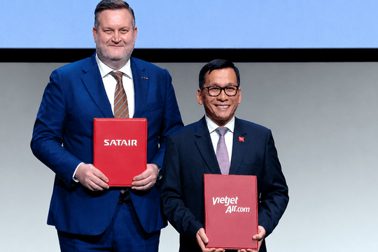 Vietjet và Satair mở rộng hợp tác chuỗi cung ứng hàng không