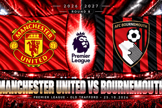 Lịch sử 18 trận đối đầu MU vs Bournemouth tại Ngoại hạng Anh: Hai cú sốc 0-3 và màn rượt đuổi 8 bàn ở Old Trafford