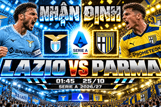 Nhận định bóng đá Lazio vs Parma: Frattesi cùng đội đầu bảng hướng tới chiến thắng thứ 7