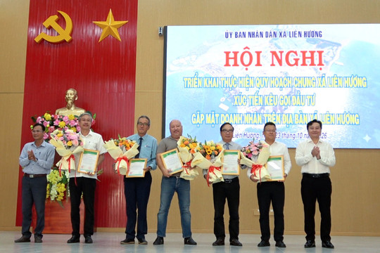 Liên Hương triển khai Quy hoạch chung, xúc tiến kêu gọi đầu tư