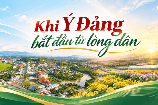 Khi Ý Đảng bắt đầu từ lòng dân